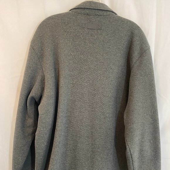 Duluth Trading Gray Long Sleeve Sherpa Lined Sweater Jacket NWOT Men's Size L - Picture 6 of 12